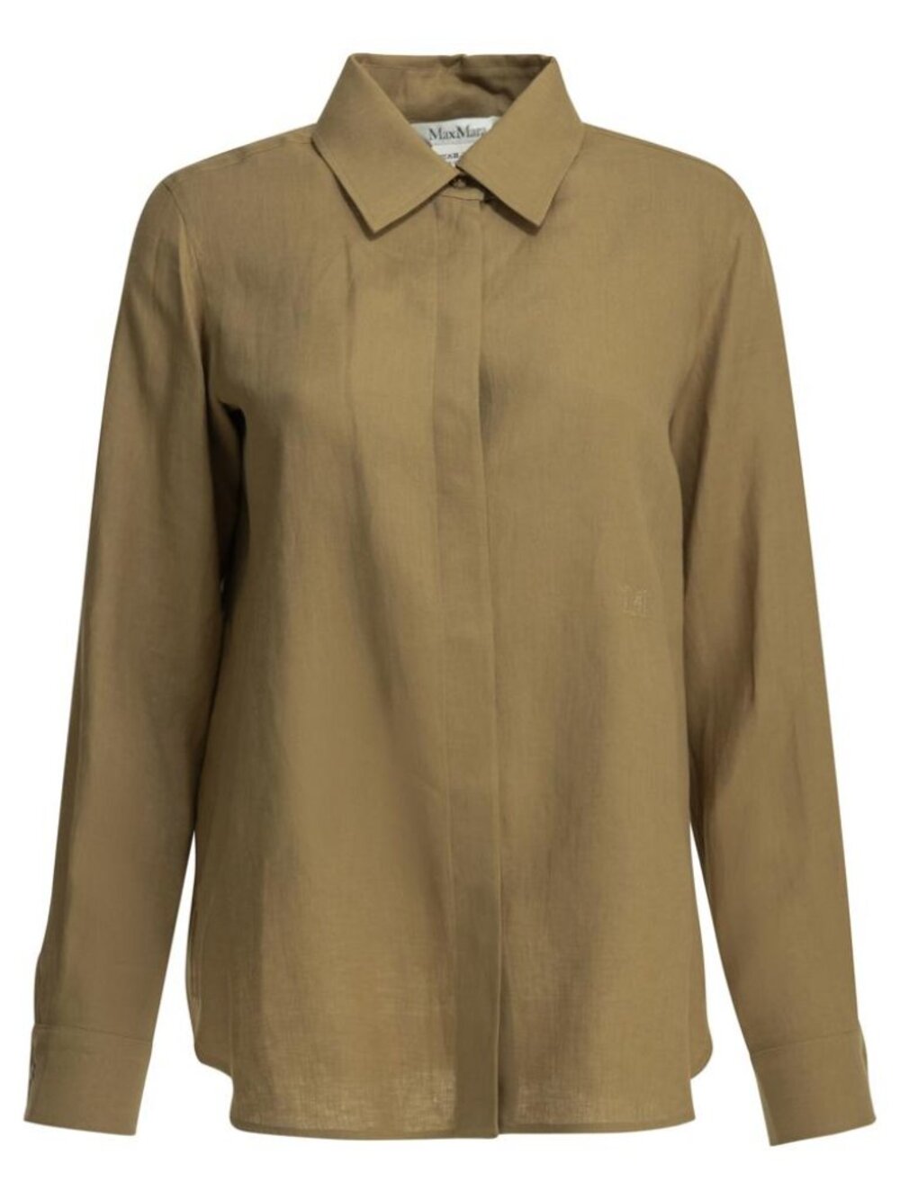 Max Mara Casual Linen Shirt Tag Size 42 Women